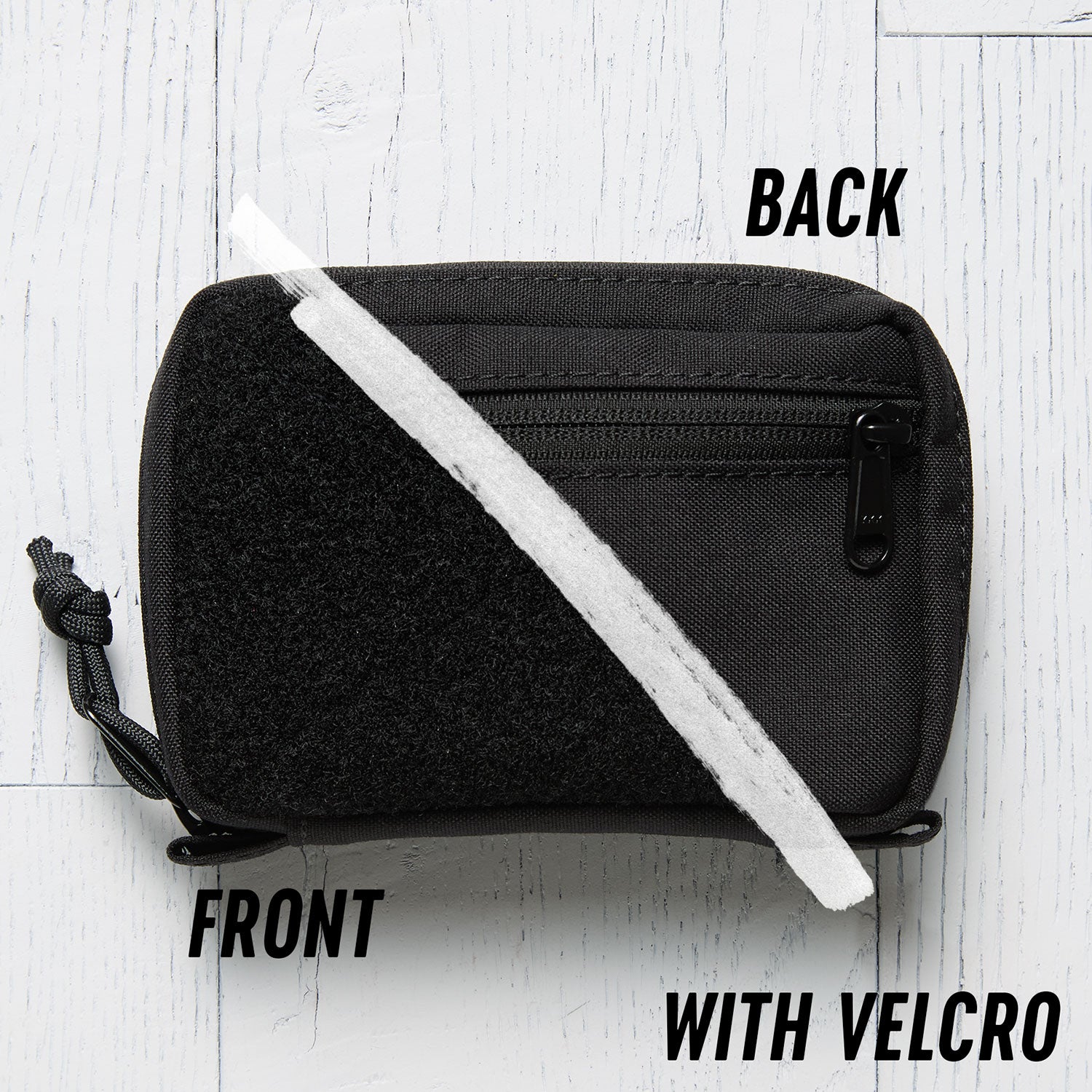 All Good Pouch - Black - Velcro