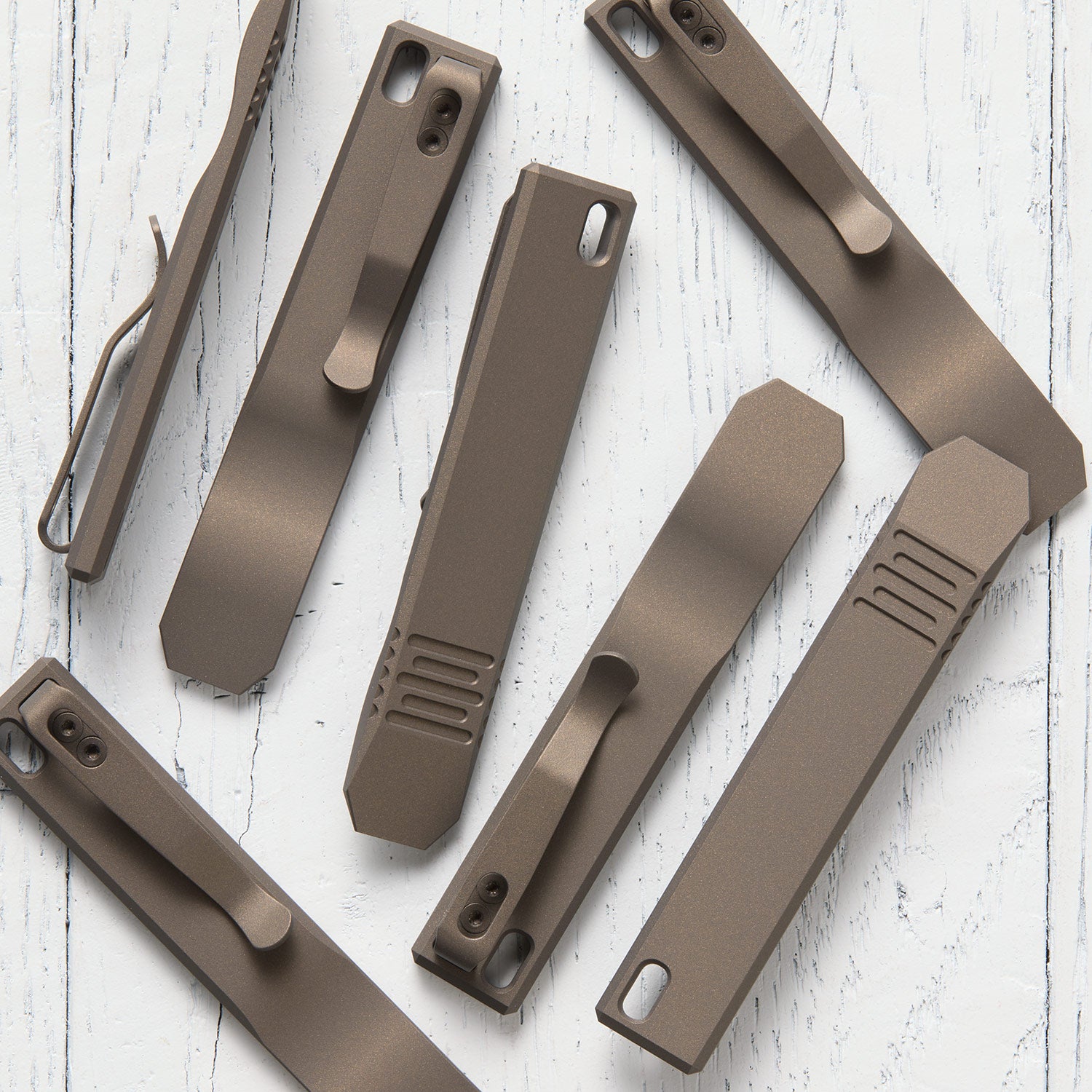 Dirty Deeds Pry Bar - Ti - Texas Tea Cerakote