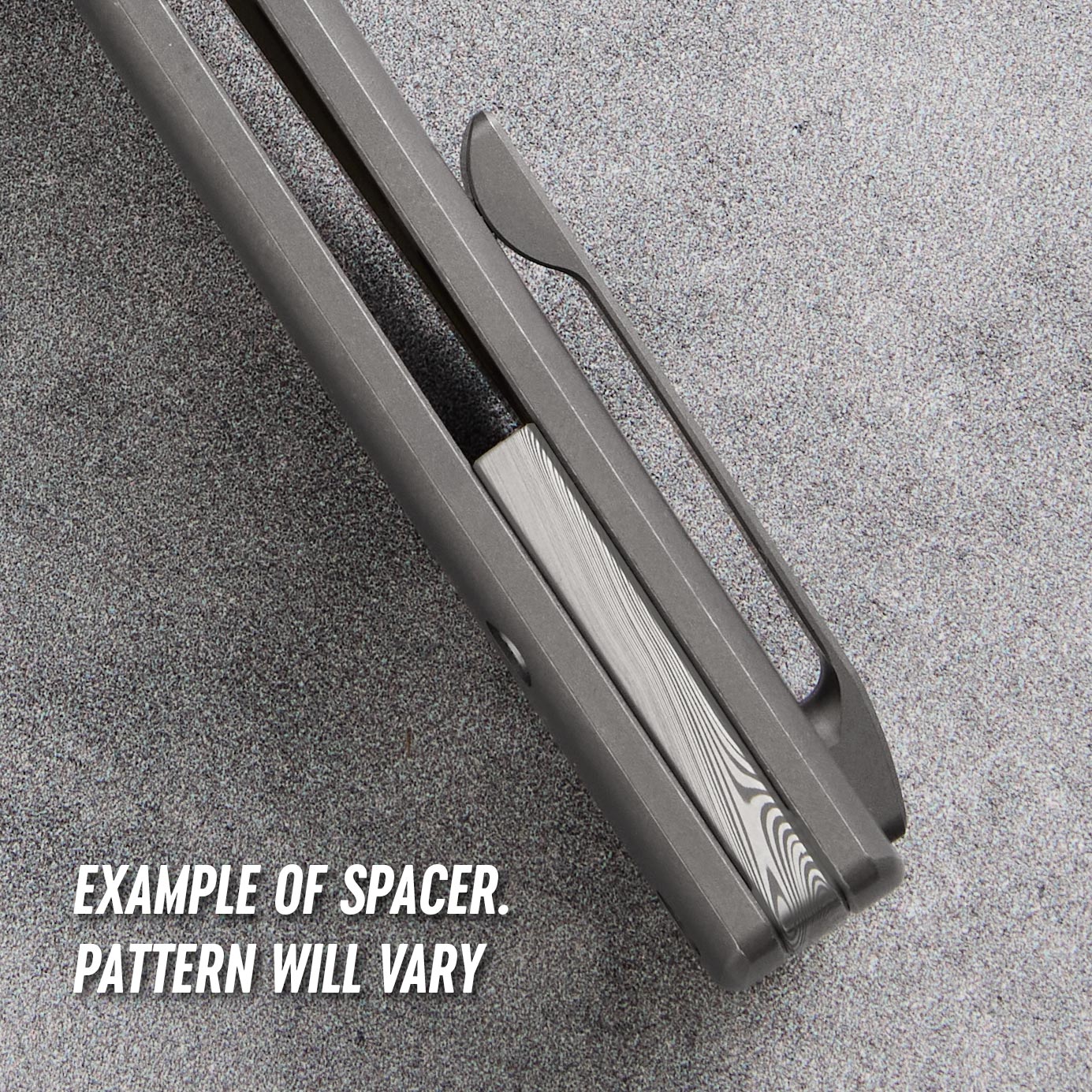 Kingpin Front Flipper - Damasteel