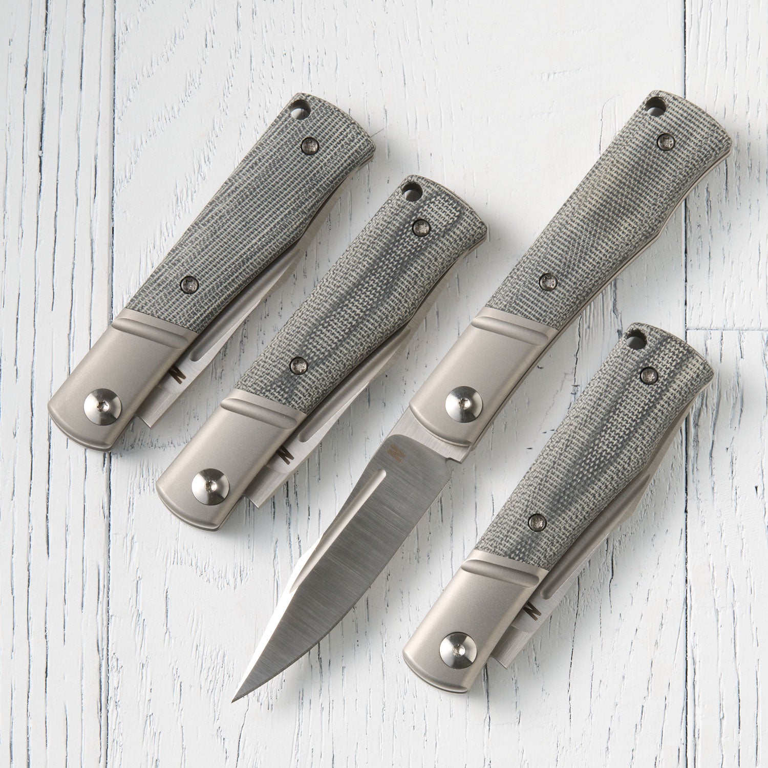 *BLEM* Kingpin Slipjoint - Black Micarta / Satin Blade