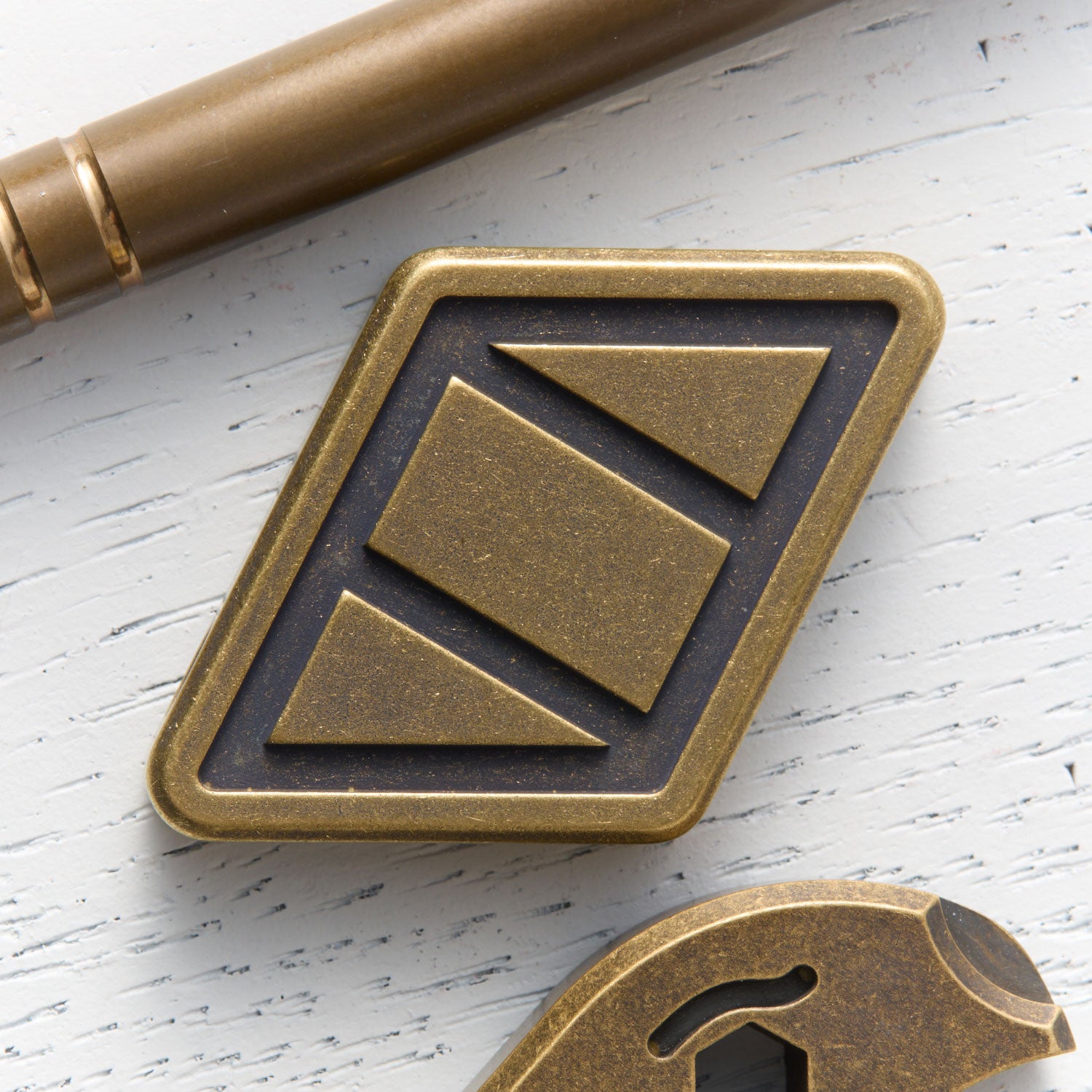 NFG Worry Stone - Brass - Antiqued