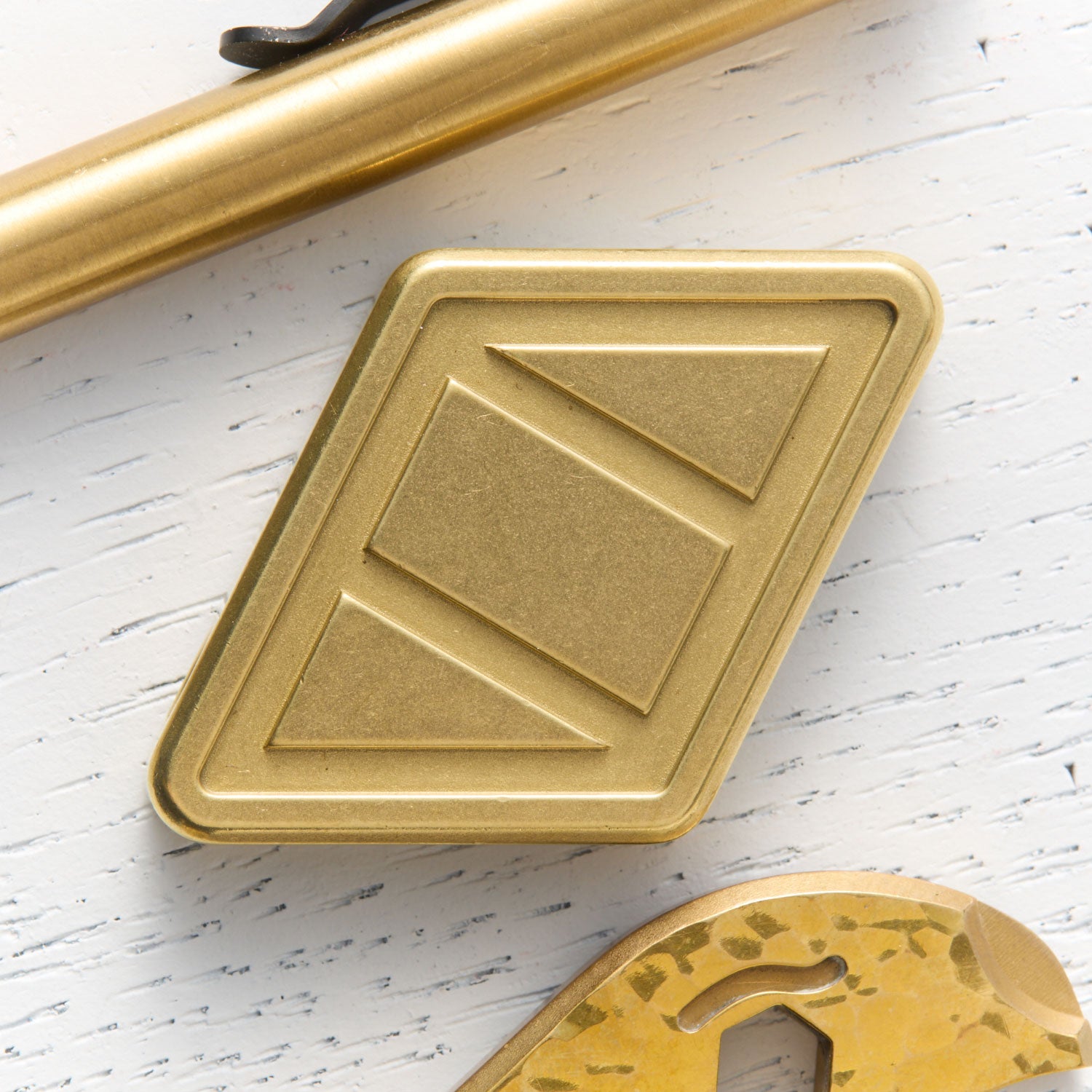 NFG Worry Stone - Brass - Stonewashed