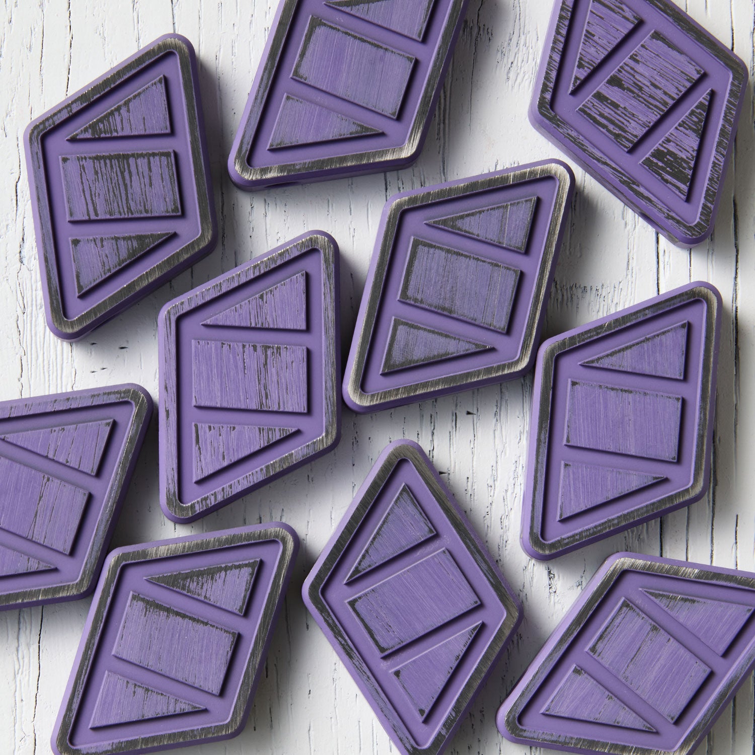 NFG Worry Stone - Road Rash - Purple/Black Cerakote