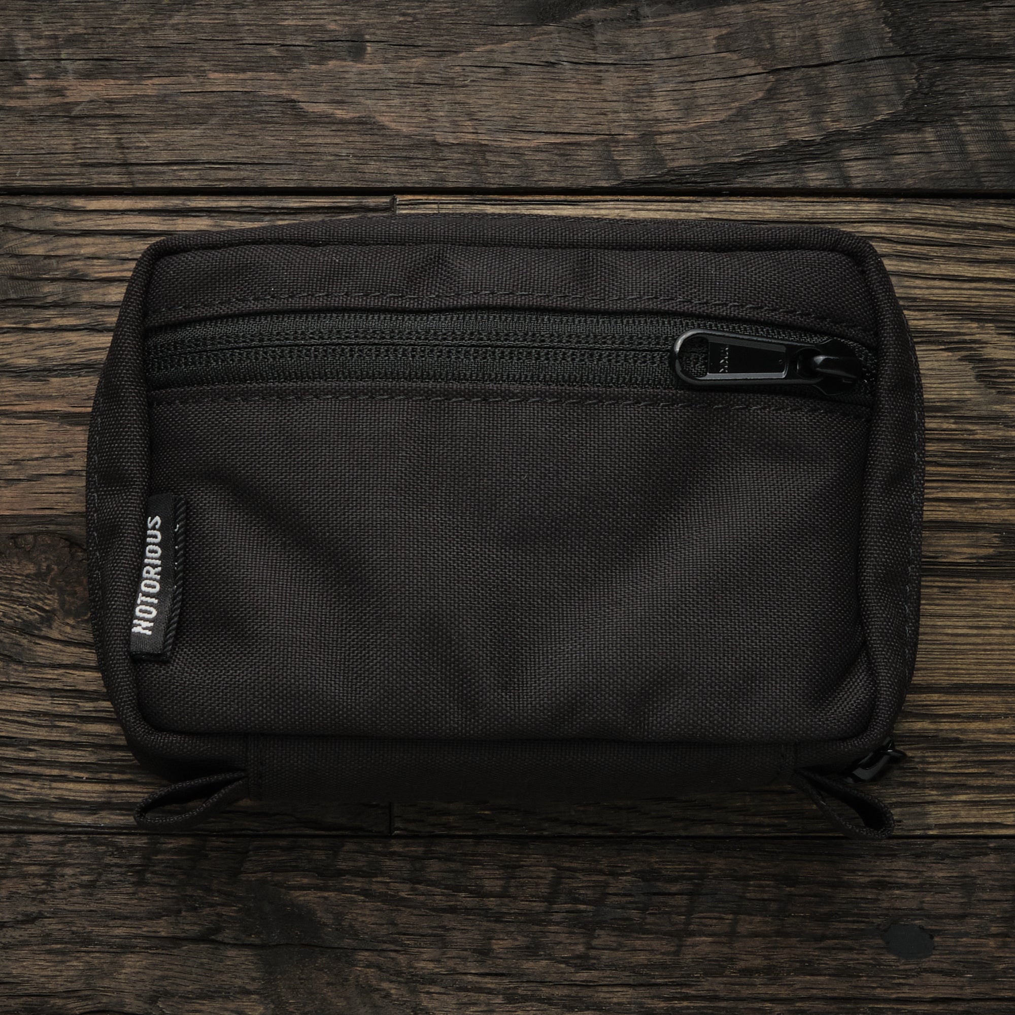 All Good Pouch - Black - Velcro