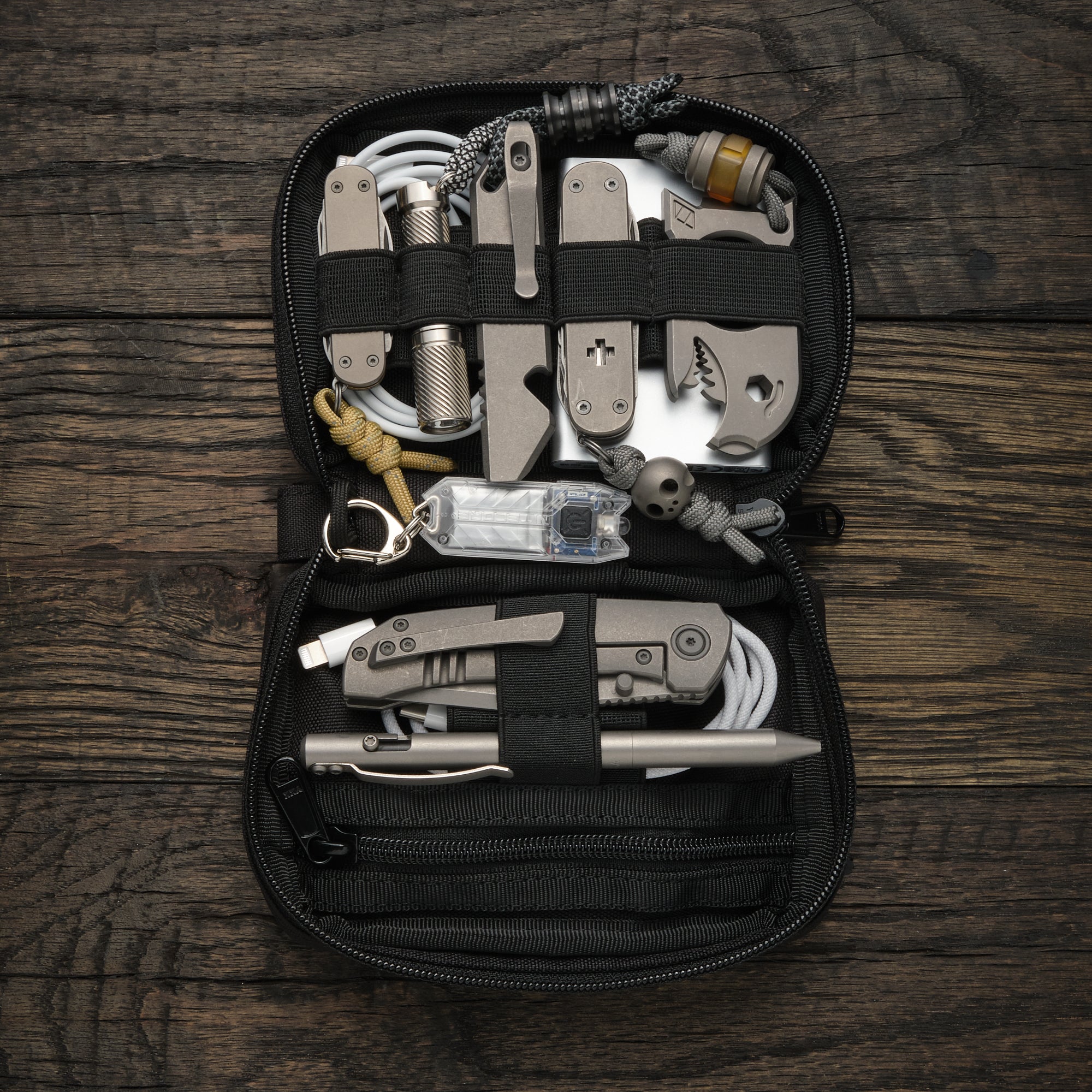 All Good Pouch - Black - Velcro