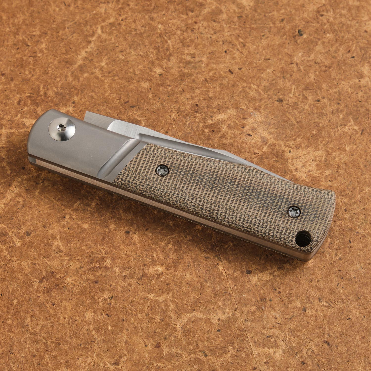 Kingpin Slipjoint - OD Micarta / Satin Blade