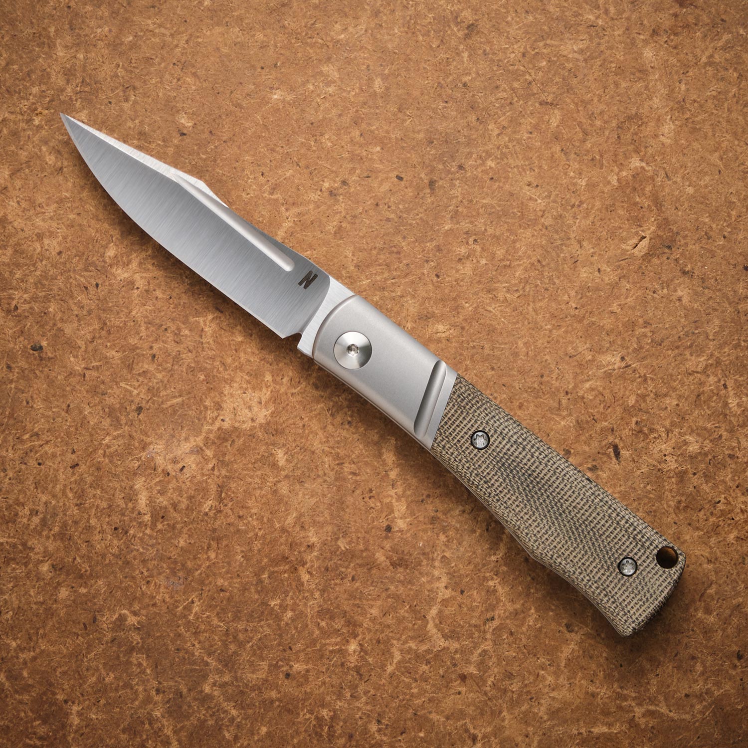 Kingpin Slipjoint - OD Micarta / Satin Blade