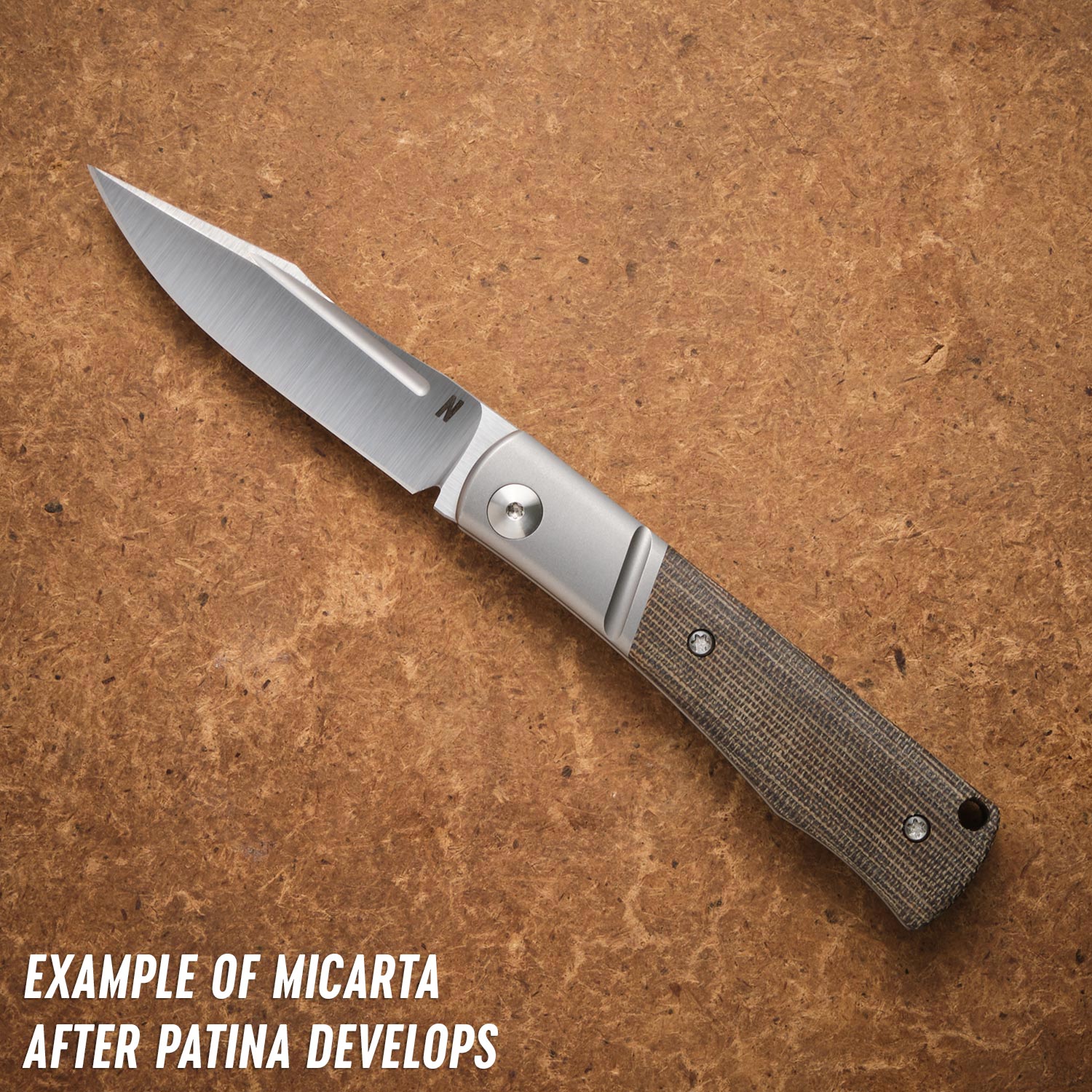 Kingpin Slipjoint - OD Micarta / Satin Blade