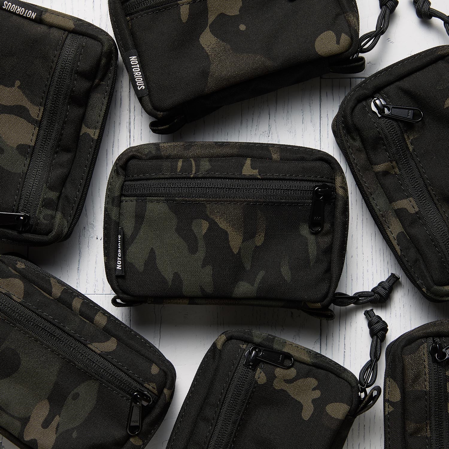 All Good Pouch - Black Camo - Velcro