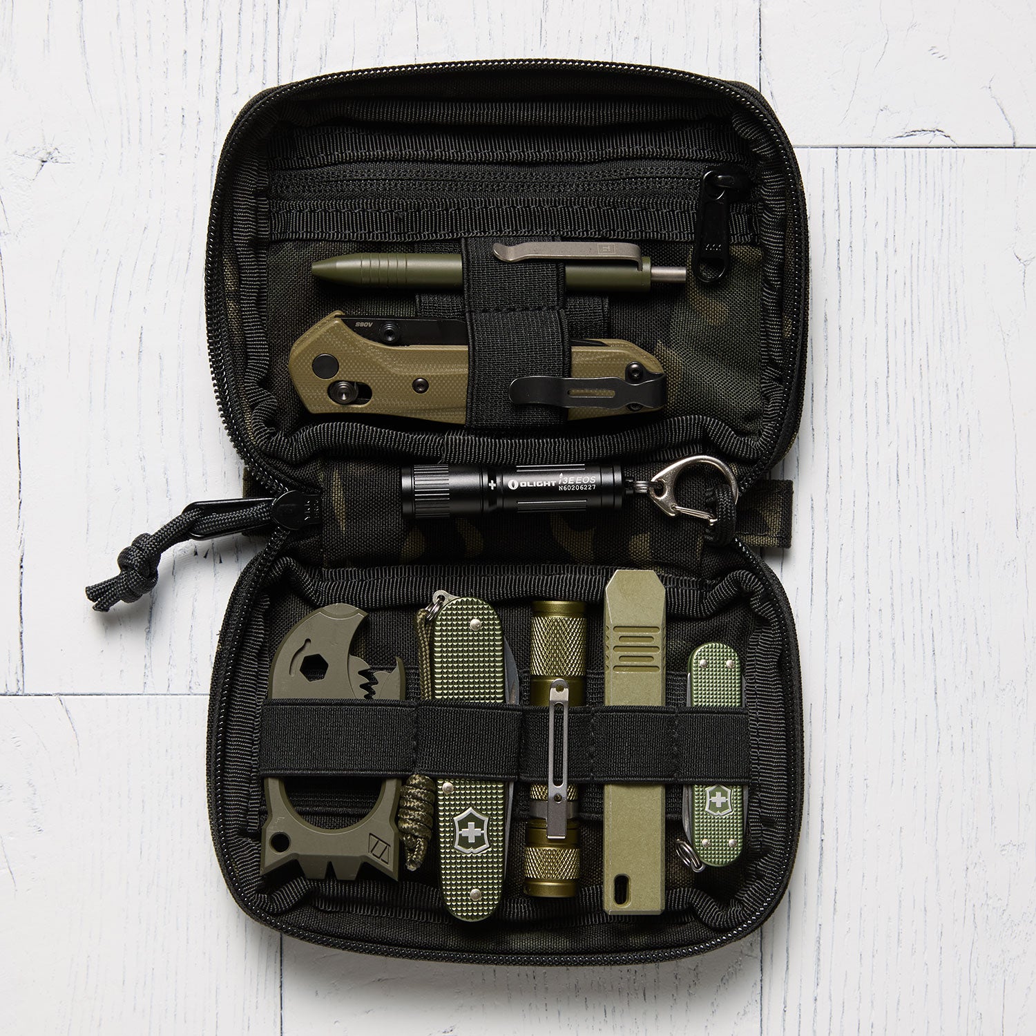 All Good Pouch - Black Camo - Velcro