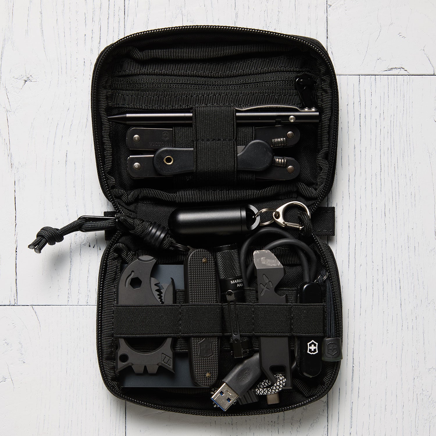 All Good Pouch - Black - Velcro