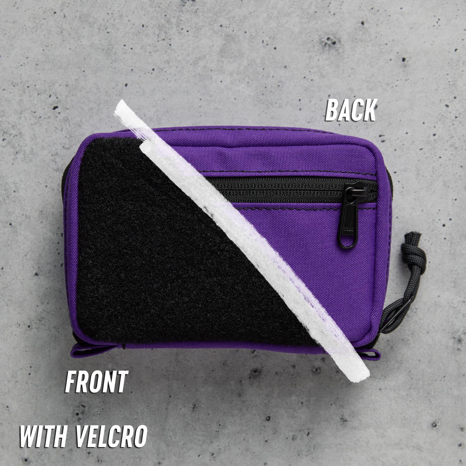 All Good Pouch - Purple - Velcro