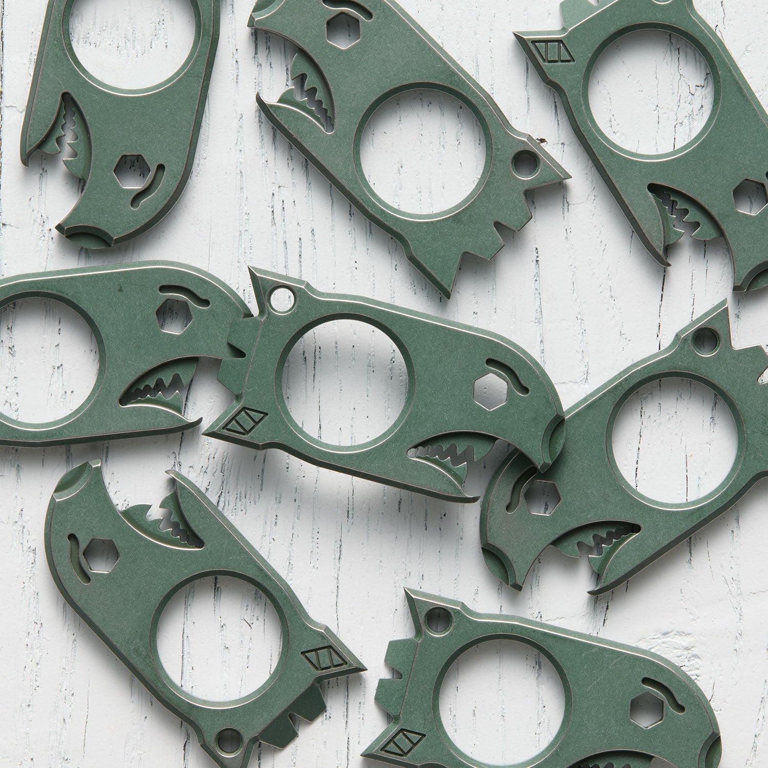 Baby Bomb - Ti - Sherwood Green Cerakote - Distressed