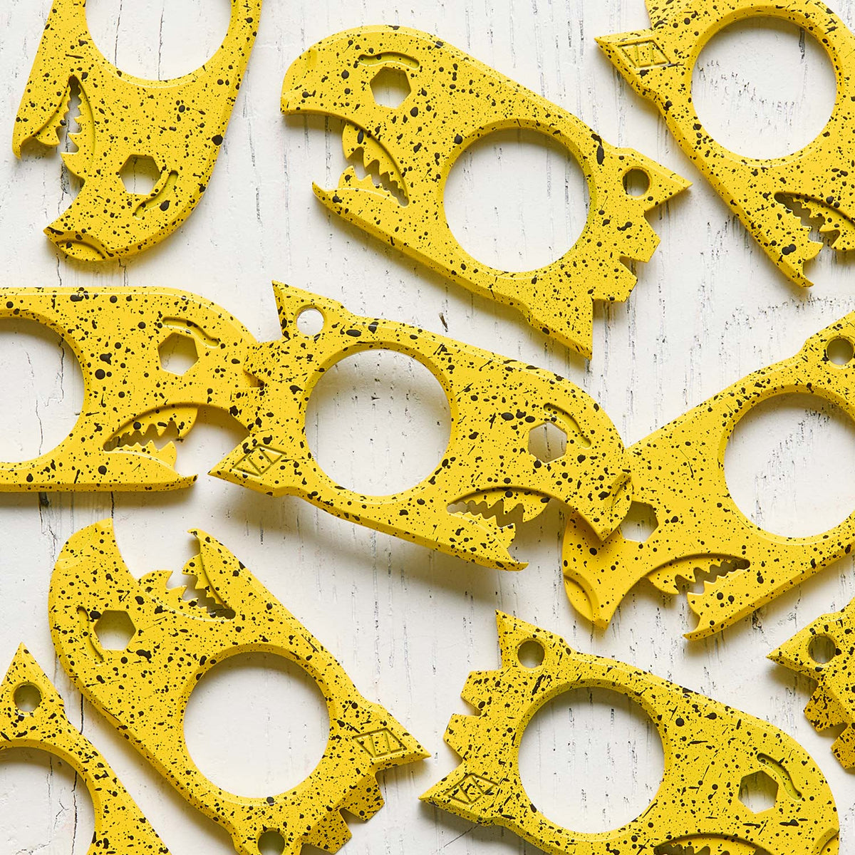 Baby Bomb - Ti - Yellow + Black Splatter Cerakote