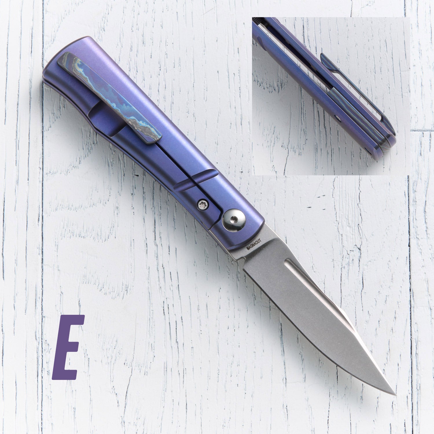 Kingpin Front Flipper - Blurple Ano / Zircuti Hardware