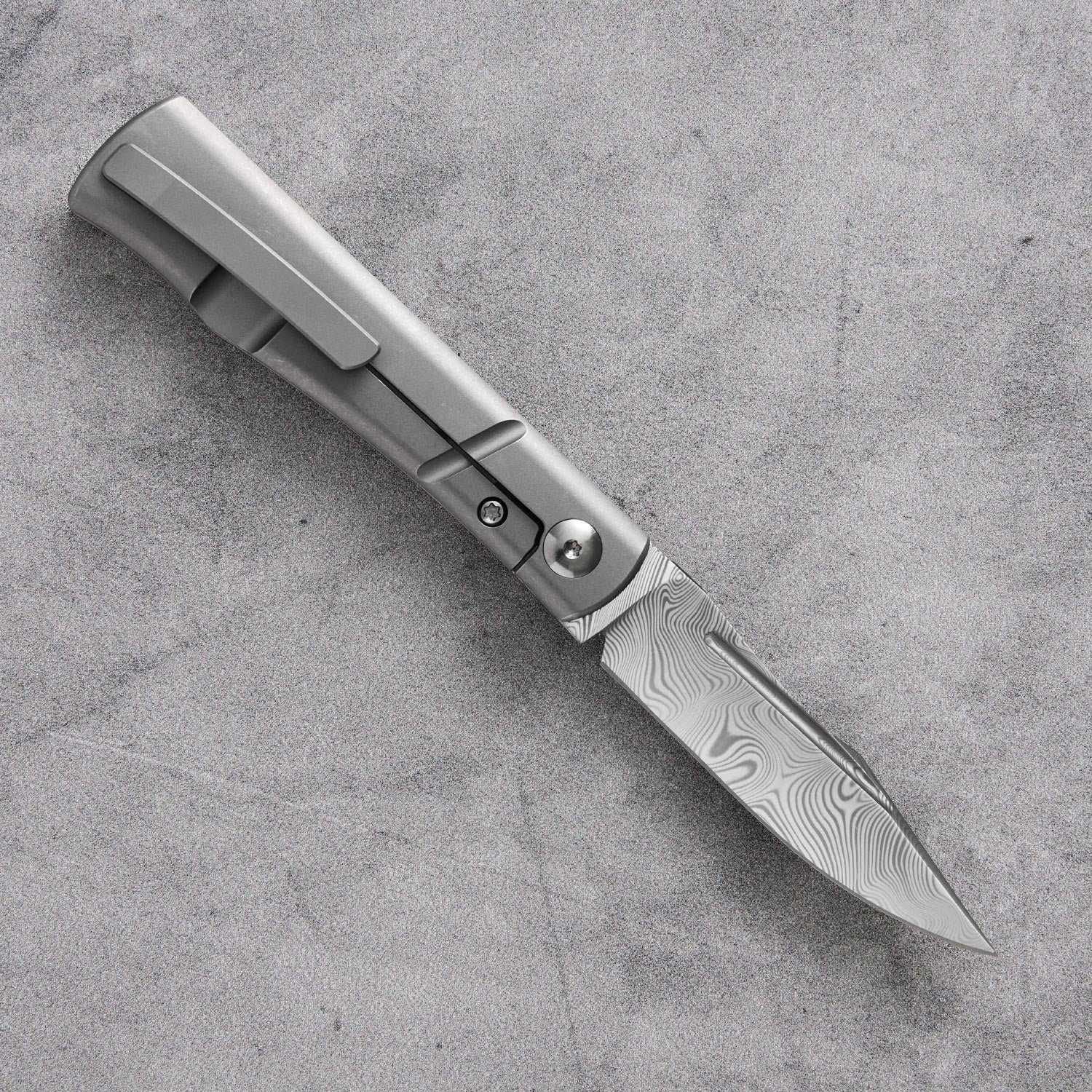 Kingpin Front Flipper - Damasteel